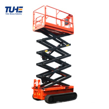 6m Self propelled track scissor lift crawler scissor lift with tracks